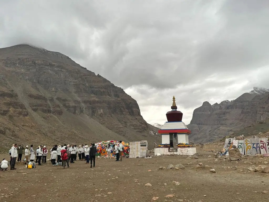 Pilgrims at Kailash