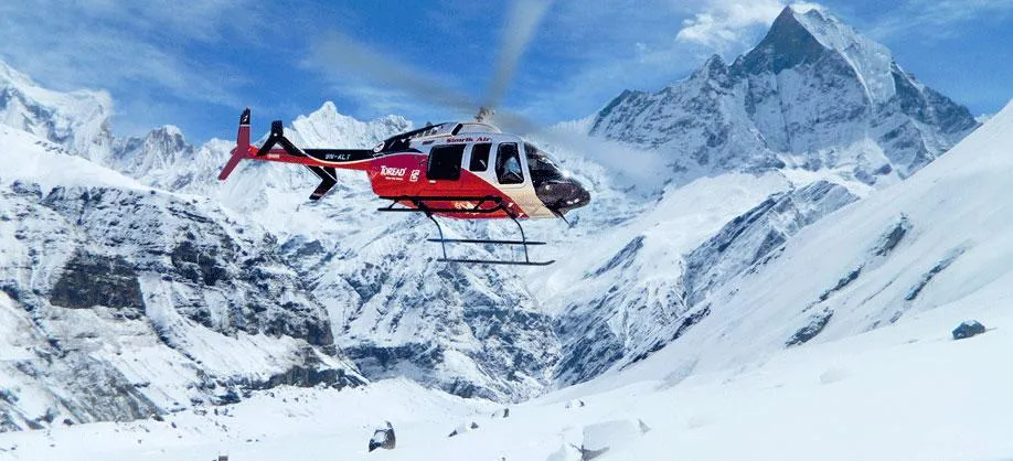 Helicopter tour Nepal