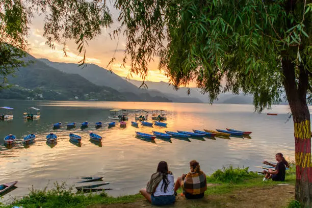 Pokhara evening Nepal
